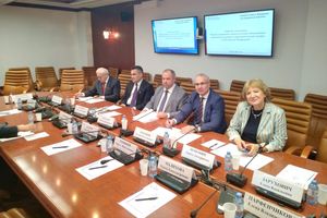 Главный врач Когалымской городской больницы Ильмир Заманов, в числе участников на рабочем совещании в Совете Федерации в Москве