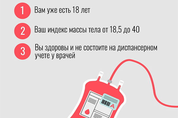 14 июня – Всемирный день донора крови и её компонентов.