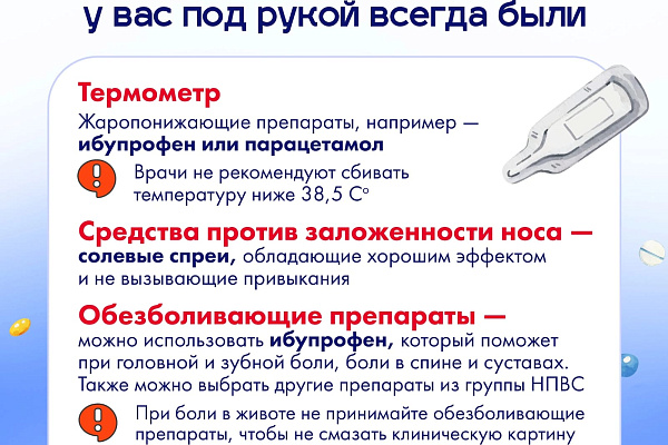 А вы знаете, что должно быть в домашней аптечке?