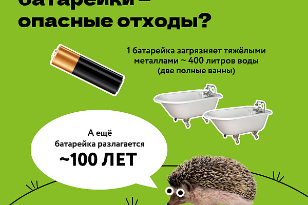 Информационно-просветительская кампания, посвященная популяризации раздельного сбора отходов и осознанного потребления!